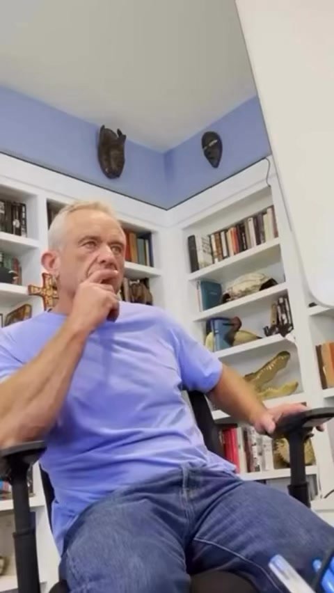 Robert Kennedy Jr now posts a video of him wrangling a rattlesnake on his driveway.
