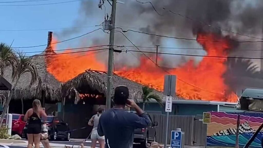 Fire tears through The Tiny Turtle restaurant in Cocoa Beach, damages other businesses