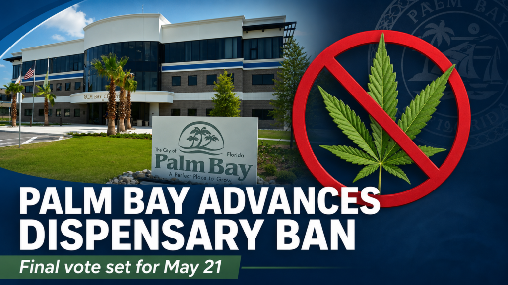 Palm Bay Council Advances Ban on New Medical Marijuana Dispensaries; Final Vote Set for May 21