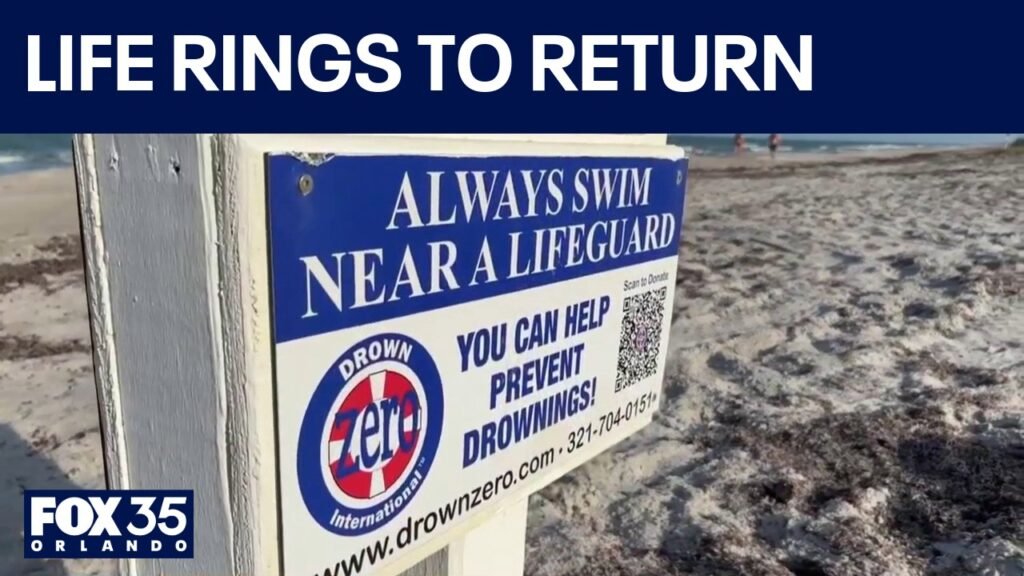 Cocoa Beach to replace removed life rings amid legal dispute - FOX 35 Orlando