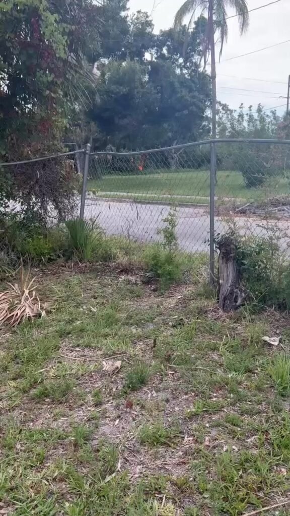 Homeless camp fire in Cocoa off Donley in Cocoa.