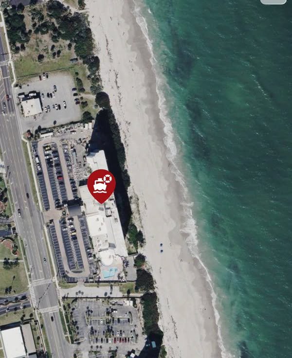 Water rescue underway at the Radisson Beachside