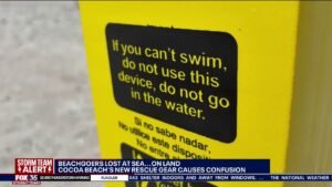 New rescue tubes in Cocoa Beach raise safety concerns - FOX 35 Orlando