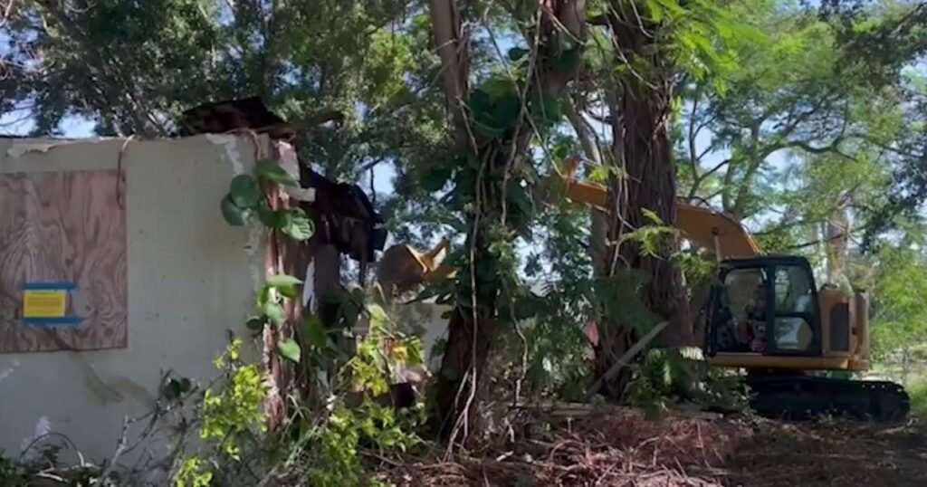 Melbourne tears down long-vacant 'horror house' as city begins crack down on nuisance property